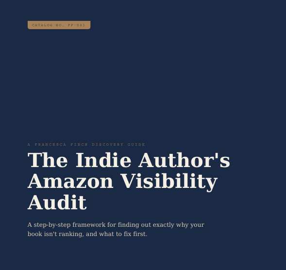 Preview of the Indie Author Amazon Visibility Audit PDF